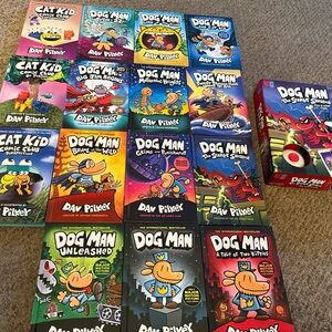 Dog Man and Cat Kid Book Collection Plus Dog Man Game